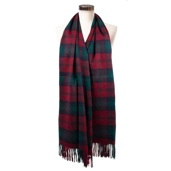 Lindsay Tartan Stole - 100% Lambswool - Luxury Scottish Blanket Scarf - Beautiful Gift ! - Image 2