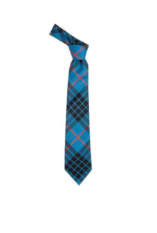 MacKay Blue Ancient Tartan Tie - 100% Wool - Traditional Neck Tie - Suitable for Any Occasion