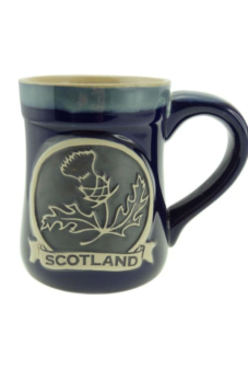 Coffee Mug – Pair of 2 (Scotland Thistle Design)
